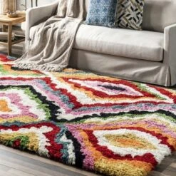 NuLOOM Handmade Carnival Abbey Shaggy Area Rug -Home Decoration Sale GUEST 3a0056c7 78b1 4e1d ae2e 3c1bd6eb6349