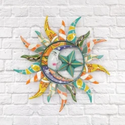 Metal Sun And Moon Indoor Outdoor Iron Wall Decor With Abstract Patterns - Olivia & May 36 Metal Sun And Moon Indoor Outdoor Iron Wall Decor With Abstract Patterns - Olivia & May -Home Decoration Sale GUEST 3c53233d 21f4 4c31 8a3c e021bea5e2c6