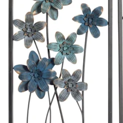 Metal Floral Wall Decor With Black Frame Set Of 2 Gray - Olivia & May -Home Decoration Sale GUEST 3cac9703 648d 4a37 906e d2ace2667826
