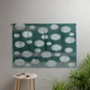 Sheila Wenzel Ganny Snowflake Polka Dots Large Landscape 47" X 32" Fiber Wall Hanging - Society6