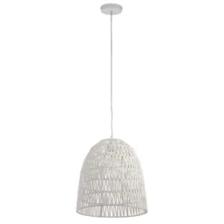 15" 1-Light Imara Pendant Hemp White - River Of Goods 15 15" 1-Light Imara Pendant Hemp White - River Of Goods -Home Decoration Sale GUEST 3d4cbe37 4215 4e10 8d64 de19c33a0421
