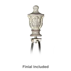 360 Lighting Vintage Chic Floor Lamp 60" Tall French Country Antique White Washed Cream Bell Shade For Living Room Reading Bedroom Office -Home Decoration Sale GUEST 3df8c41f a454 4099 b7c1 bdf3e4ceded7