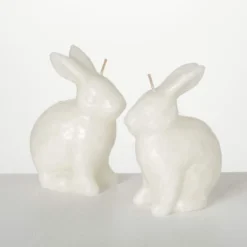 4.75"H Sullivans White Bunny Candle - Set Of 2, White 5 4.75"H Sullivans White Bunny Candle - Set Of 2, White -Home Decoration Sale GUEST 3e764962 48b6 42b4 a195 16fc19556f2b