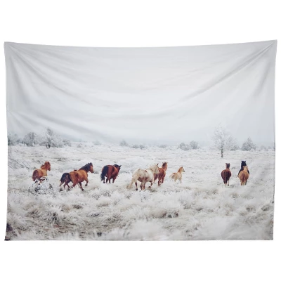 Kevin Russ Winter Horses Tapestry - Society6 3 Kevin Russ Winter Horses Tapestry - Society6 - Image 3