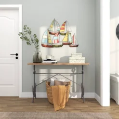 Coastal Metal Transportation Wall Decor Multi Colored - Olivia & May -Home Decoration Sale GUEST 424be8e9 2614 4c90 9210 3083776272c3