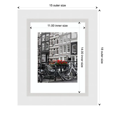 Amanti Art Blanco White Wood Picture Frame 3 Amanti Art Blanco White Wood Picture Frame - Image 3
