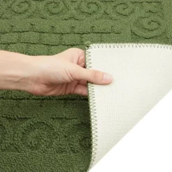 Farmlyn Creek Green Rectangle Rug With Latex Backing, Kitchen Mat, Indoor Outdoor Doormat For Home Entryway (43 X 20 In) -Home Decoration Sale GUEST 46bcc5c3 8f79 47d1 867b 4978882759c9