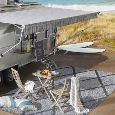 Salines Diamond Trellis Indoor/Outdoor Area Rug - JONATHAN Y 9 Salines Diamond Trellis Indoor/Outdoor Area Rug - JONATHAN Y - Image 9