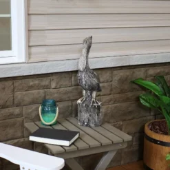 Sunnydaze Decor Sunnydaze Outdoor Polystone Nautical Pelican's Perch Garden Patio Lawn Landscape Statue - 22" - Gray -Home Decoration Sale GUEST 4717e31d 36dd 43c2 9da4 f291eb42783c