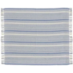 Mina Victory Life Styles Stonewash Braided 50"x60" Indoor Throw Blanket -Home Decoration Sale GUEST 488c73a5 ce60 4867 ac1e 8c039a006ede