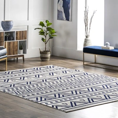 NuLOOM Cecilia Geometric Bands Area Rug 1 NuLOOM Cecilia Geometric Bands Area Rug