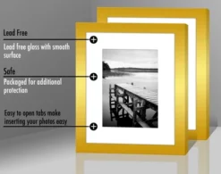 Picture Frame - Made Of MDF / Lead Free Polished Glass Horizontal And Vertical Formats For Wall And Tabletop - 8" X 10" Or 11" X 14" - Americanflat -Home Decoration Sale GUEST 4b708beb 8dff 4813 a17a c04e98f608d7