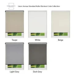 Linen Avenue Cordless Blackout Roller Shade, Dark Gray, Light Gray, And White -Home Decoration Sale GUEST 4c2f1f83 1ef4 4c7d 9049 fbb331f7d7cf