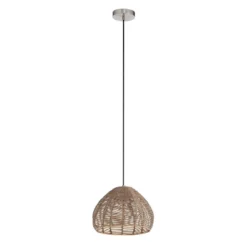 12.75" 1-Light Gloriana Pendant Rattan Brown - River Of Goods -Home Decoration Sale GUEST 4f9bf40c b7d0 4b87 8ae3 2f618f60eb94