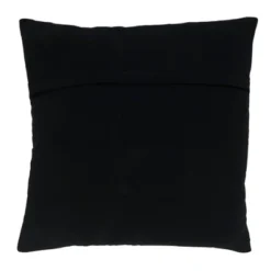 Saro Lifestyle Striped Chindi Pillow - Down Filled, 20" Square, Moss