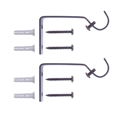 Kenney Textured Ball 5/8" Standard Decorative Window Curtain Rod 1 Kenney Textured Ball 5/8" Standard Decorative Window Curtain Rod