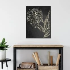 22" X 30" Golden Flower Folklore II By Asia Jensen Framed Canvas Wall Art Black - Amanti Art -Home Decoration Sale GUEST 53359e9e e2f8 4165 99c3 c593eca0cbe6