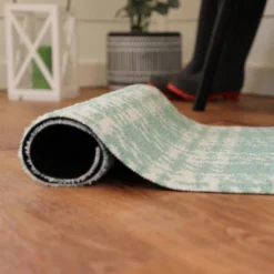 2'x3' ColorStar Hook Knit Door Mat Green - Bungalow Flooring -Home Decoration Sale GUEST 53b25f58 32f9 4c87 917e 68dfda942a2c