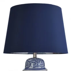 Blue Ivy Swirl Table Lamp With Blue Hardback Fabric Shade - StyleCraft -Home Decoration Sale GUEST 5406bc21 270a 4111 b97b ed80fc3463c9