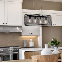 30" 4-Light Gianna Chandelier Black - River Of Goods -Home Decoration Sale GUEST 551b4416 be24 4196 879f e57d6527a85a