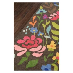 2'3"x8' Floral Tufted Runner Brown - Momeni -Home Decoration Sale GUEST 5637044a 360f 4520 8d34 6156dbad73bb