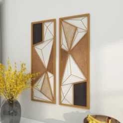 Modern Metal Abstract Wall Decor Set Of 2 Brown - CosmoLiving By Cosmopolitan 19 Modern Metal Abstract Wall Decor Set Of 2 Brown - CosmoLiving By Cosmopolitan -Home Decoration Sale GUEST 56c597cf 57ef 44bd 9d1f 886b1fff678b