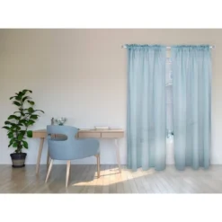 Decorative Drapery Single Rod Set With Acrylic Pumpkin Finials White - Lumi Home Furnishings -Home Decoration Sale GUEST 57c05cad 62c0 4fed a84f 1a47dcd80761