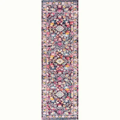 Modern Persian Boho Floral Area Rug - JONATHAN Y 1 Modern Persian Boho Floral Area Rug - JONATHAN Y