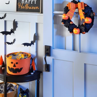 Animated Pumpkin Halloween Wreath - Hyde & EEK! Boutique™ 1 Animated Pumpkin Halloween Wreath - Hyde & EEK! Boutique™