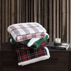 50"x60" Union Bay Plaid Reversible Throw Blanket - Eddie Bauer -Home Decoration Sale GUEST 5a13c8b3 cfa2 4597 8041 65685ec90bc1