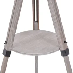 HOMCOM Multifunctional Floor Lamp With Shelf Height Adjustable Standing Lamp, Wood, And Beige -Home Decoration Sale GUEST 5ac7994f dcc9 46e7 97cf 9e8cf09e0364