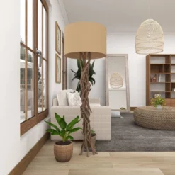 Rustic Floor Lamp Beige - Olivia & May -Home Decoration Sale GUEST 5c9d10df 2cf3 401d b1f8 4d03865eea87