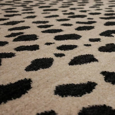 Daffodil Leopard Print Woven Rug - Threshold™ 3 Daffodil Leopard Print Woven Rug - Threshold™ - Image 3