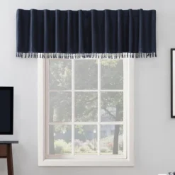 17"x50" Evelina Faux Dupioni Silk Beaded Tassels Thermal Back Tab Extreme Blackout Window Valance - Sun Zero 26 17"x50" Evelina Faux Dupioni Silk Beaded Tassels Thermal Back Tab Extreme Blackout Window Valance - Sun Zero -Home Decoration Sale GUEST 6201f488 253a 4f6b 9fea d63e82cf266b