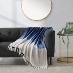 50"x60" Toni Ombre Slub Throw Blanket - Refinery29 -Home Decoration Sale GUEST 62f14ebc 413b 46f6 b9bb 0b5218eb6975