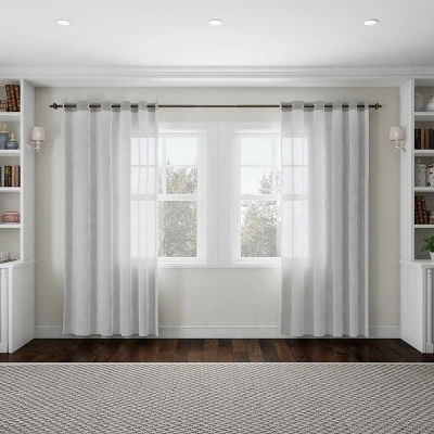 Hastings Home 1 Inch Curtain Rod With Finials (Bronze) 3 Hastings Home 1 Inch Curtain Rod With Finials (Bronze) - Image 3