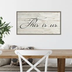 26" X 14" Family Inspiration I By Alicia Ludwig Framed Canvas Wall Art Gray Wash - Amanti Art -Home Decoration Sale GUEST 63eb8b8c 37f0 476c 8528 44811176a3f6