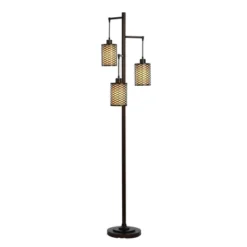 Lattice Design Rubbed Bronze Finish Tree Floor Lamp - StyleCraft -Home Decoration Sale GUEST 640409b2 d591 4989 9af1 226449bfeb60
