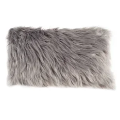 12"x20" Oversize Faux Fur Lumbar Throw Pillow - Hastings Home -Home Decoration Sale GUEST 657399e6 d8a0 4e8b 9421 b2720d2f9506