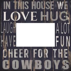 NFL Fan Creations 10x10 In. This House Frame -Home Decoration Sale GUEST 670b3840 721a 4bb9 bb5f 8b002926223c