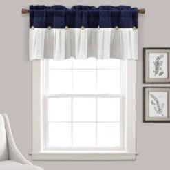 18"x52" Farmhouse Linen Button Window Valance - Lush Décor 16 18"x52" Farmhouse Linen Button Window Valance - Lush Décor -Home Decoration Sale GUEST 68b6f1ad ea6d 4eee b262 ecc31e2746ac