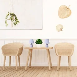 9.45" 2pk Petite Ceramic Oblong Bedside Table Desk Lamps With Matching Tapered Drum Shade Purple - Creekwood Home -Home Decoration Sale GUEST 6901eceb 1d7c 4e46 a584 748cb6f34dda