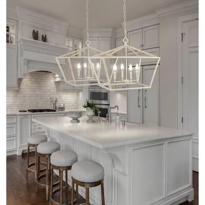 23" 4-Light LED Adjustable Iron Gatsby Rustic Glam Pendant - JONATHAN Y 1 23" 4-Light LED Adjustable Iron Gatsby Rustic Glam Pendant - JONATHAN Y