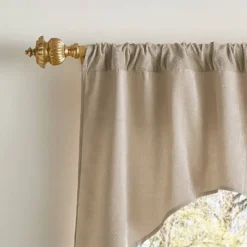 28"x72" Naples Chenille Valance Off White - Martha Stewart
