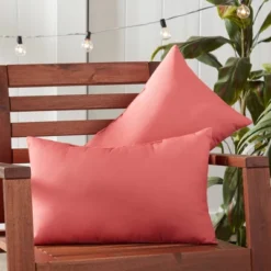 Set Of 2 Outdoor Rectangular Throw Pillows - Kensington Garden