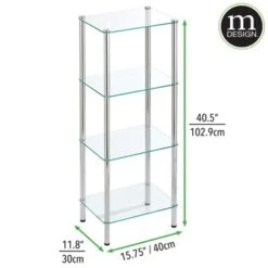 MDesign Floor Storage Tower Unit, 3 Tier -Home Decoration Sale GUEST 6cb8c471 aee3 4a12 9bda 302957c291bc