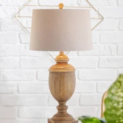 30.5" Kennedy Resin Table Lamp (Includes LED Light Bulb) Brown - JONATHAN Y -Home Decoration Sale GUEST 6fd0e0e9 212f 4f6d a65d dda6c8ed1bcc
