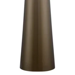 Possini Euro Design Karen Modern Table Lamp 36" Tall Dark Gold Glass With Table Top Dimmer Off White Fabric Drum Shade For Bedroom Living Room Bedside -Home Decoration Sale GUEST 71f28f6f a0eb 4bd3 88d2 8e0c30f483bd