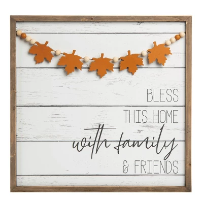 Transpac Wood 18.75 In. Multicolored Harvest Fall Blessings Slat Decor 1 Transpac Wood 18.75 In. Multicolored Harvest Fall Blessings Slat Decor