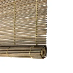 72" X 72" Outdoor Imperial Matchstick Rayon From Bamboo Cord-Free Natural Rollup Blinds Driftwood - Radiance -Home Decoration Sale GUEST 7520fc1d ac2a 4226 b9ef e7b812be3f6e